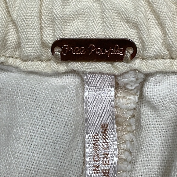 Free People off white oversized pant size small - Picture 5 of 7